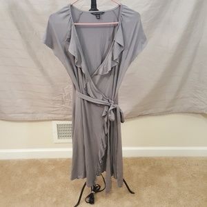 Banana Republic Grey wrap dress